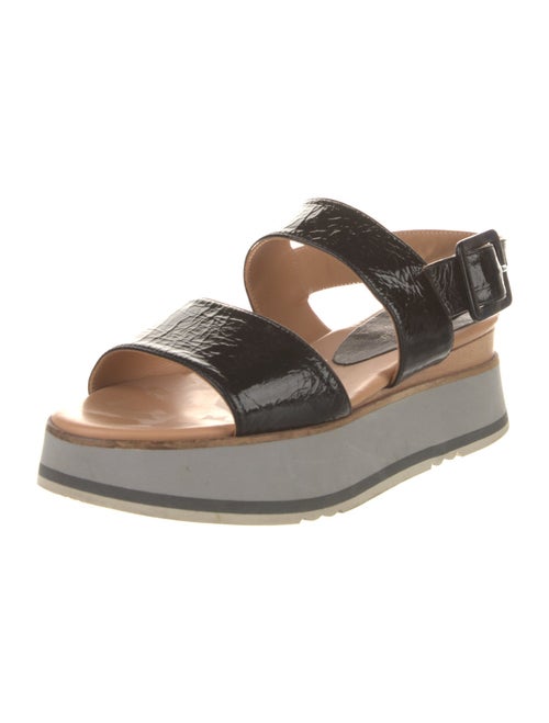 Paloma Barceló Patent Leather Slingback Sandals