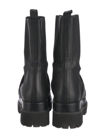 Paloma Barceló Leather Combat Boots
