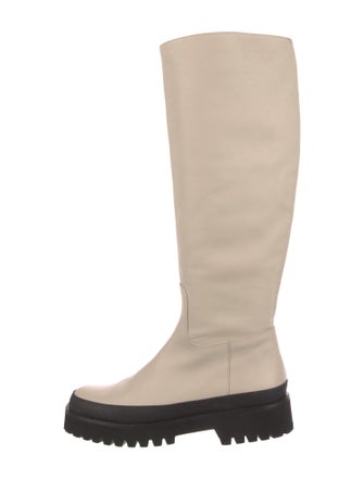 Paloma Barceló Leather Rain Boots