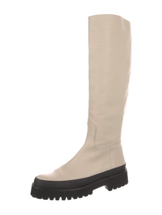 Paloma Barceló Leather Rain Boots