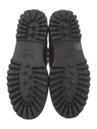 Paloma Barceló Leather Combat Boots