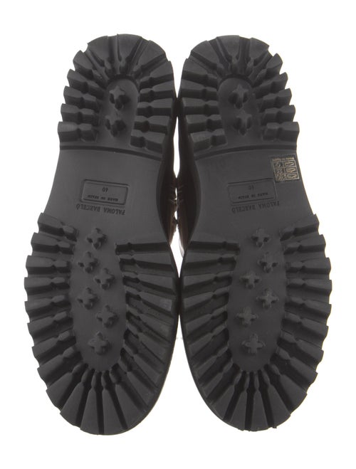 Paloma Barceló Leather Combat Boots