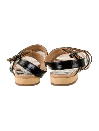 Paloma Barceló Leather Gladiator Sandals