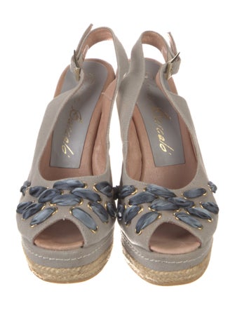 Paloma Barceló Canvas Printed Espadrilles