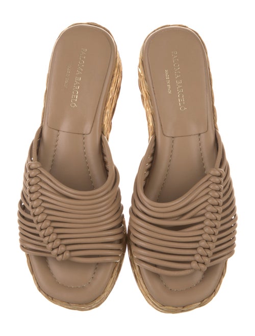 Paloma Barceló Leather Espadrilles