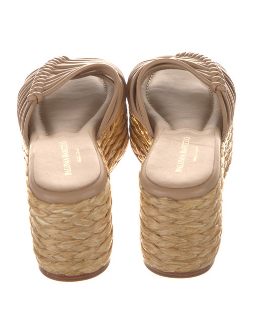 Paloma Barceló Leather Espadrilles