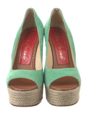 Paloma Barceló Suede Espadrilles