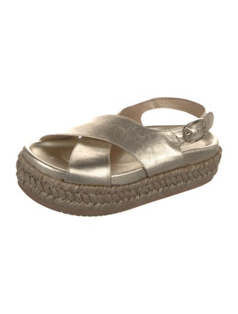 Paloma Barceló Leather Espadrilles