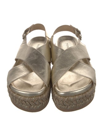 Paloma Barceló Leather Espadrilles