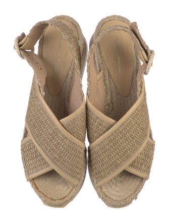Paloma Barceló Straw Slingback Sandals