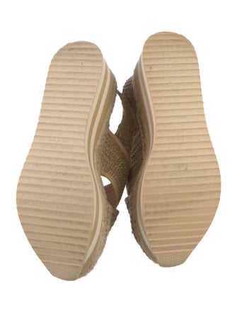 Paloma Barceló Straw Slingback Sandals