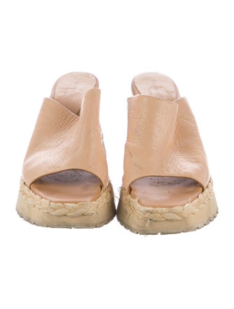 Paloma Barceló Leather Slides