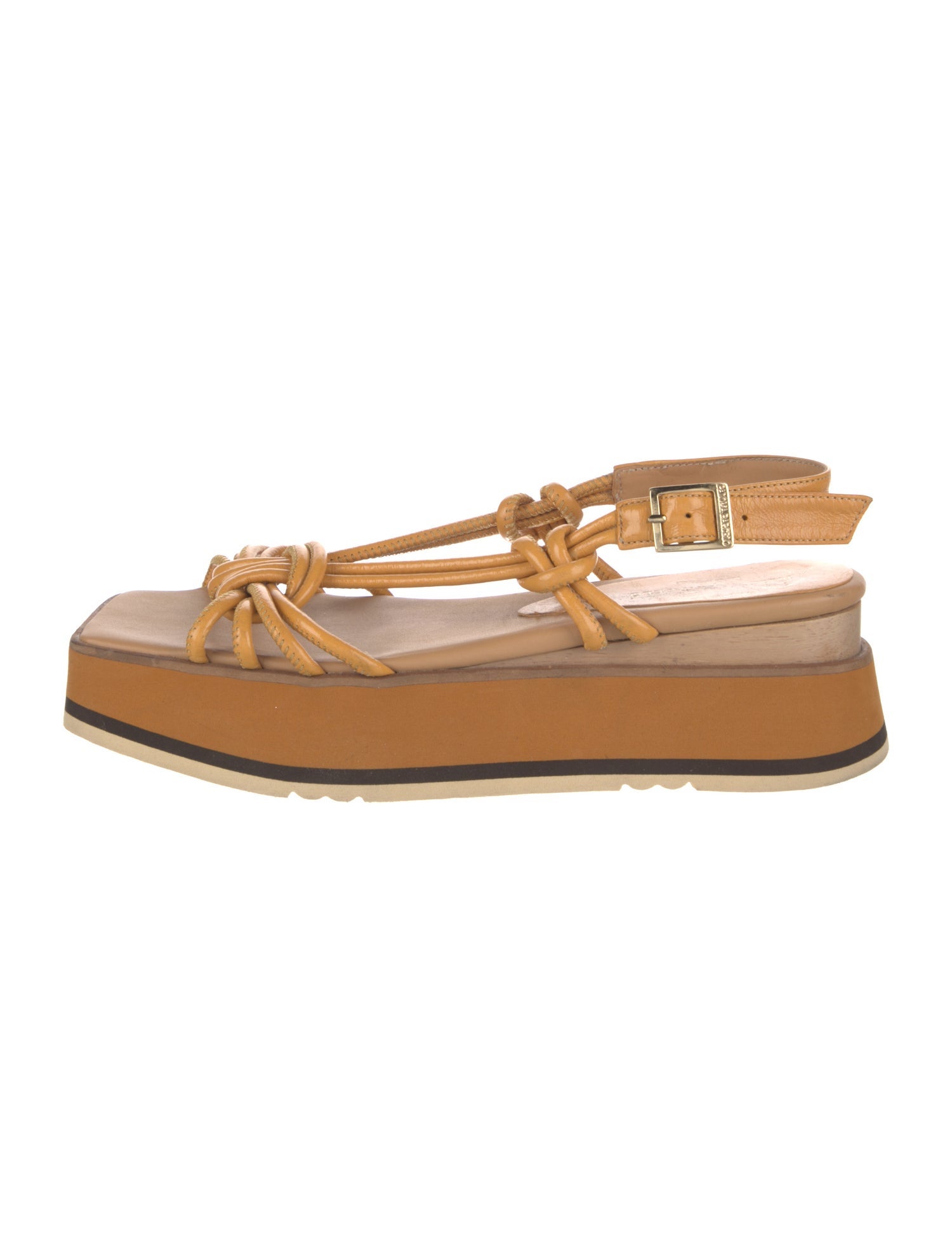 Paloma Barceló Leather Slingback Sandals