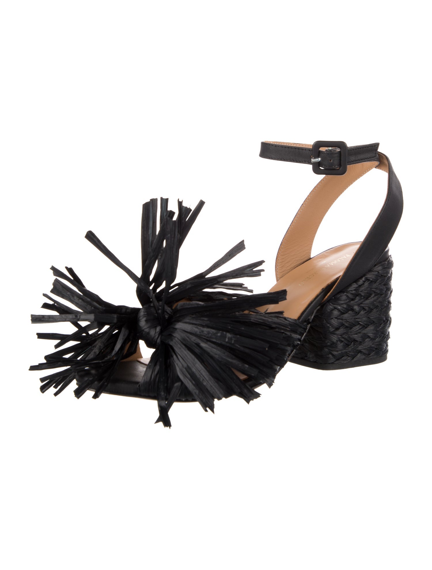 Paloma Barceló Straw Espadrilles