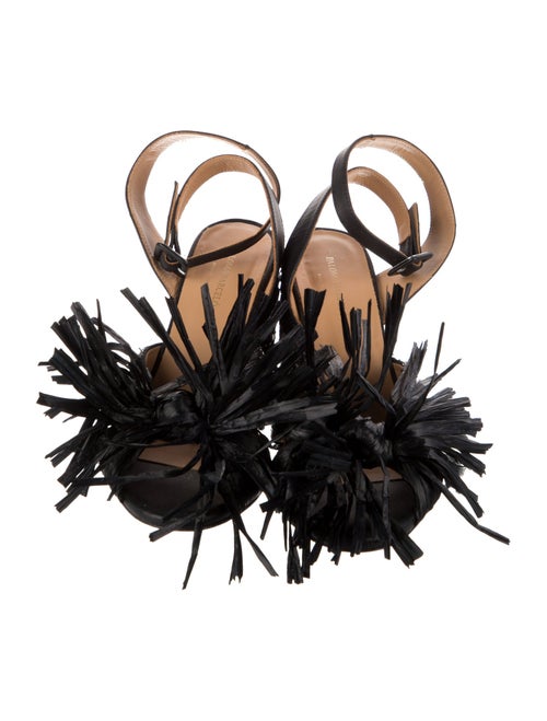 Paloma Barceló Straw Espadrilles