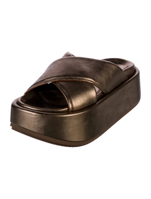 Paloma Barceló Leather Slides