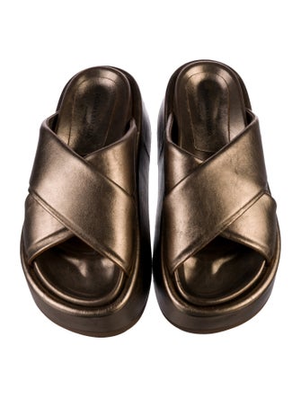 Paloma Barceló Leather Slides