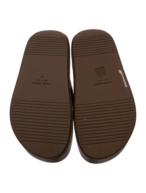 Paloma Barceló Leather Slides