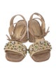 Paloma Barceló Raffia Sandals