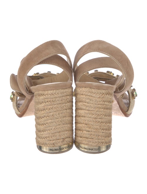Paloma Barceló Raffia Sandals
