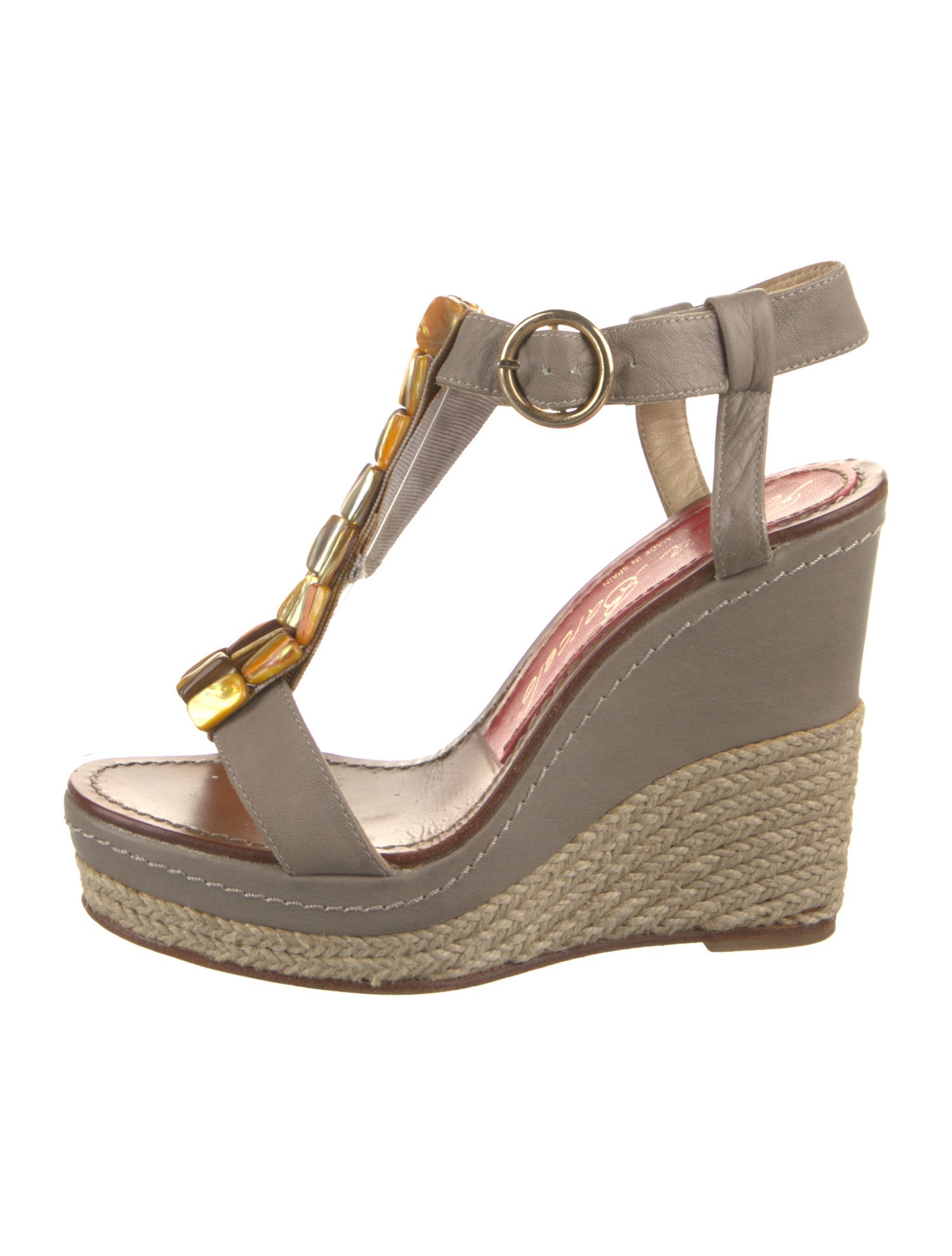 Paloma Barceló Suede Printed Espadrilles