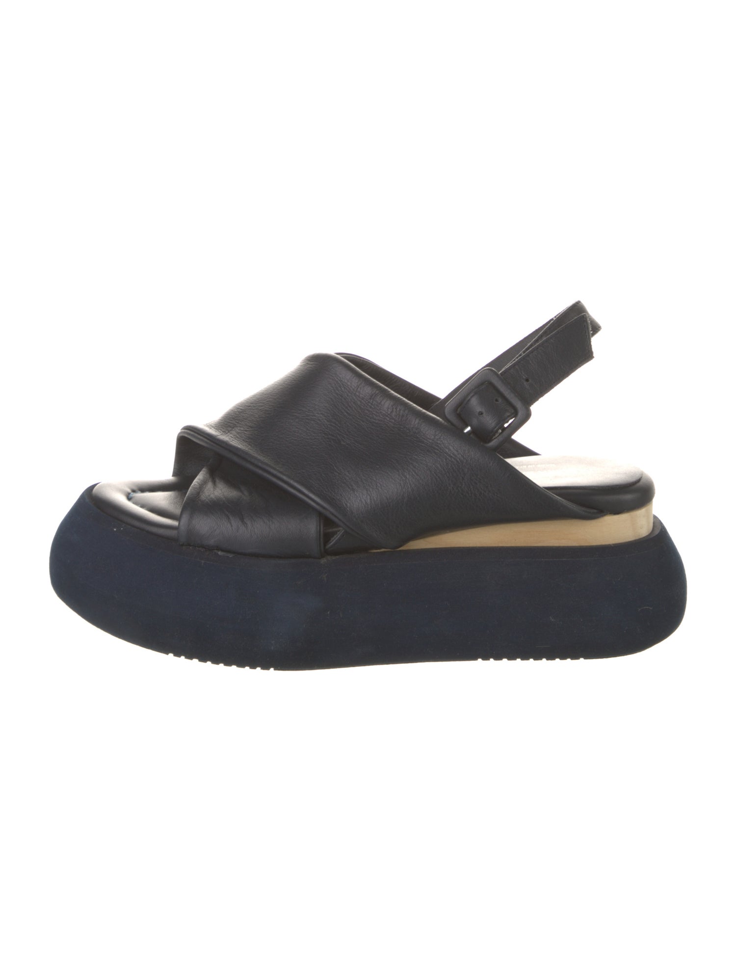 Paloma Barceló Leather Slingback Sandals