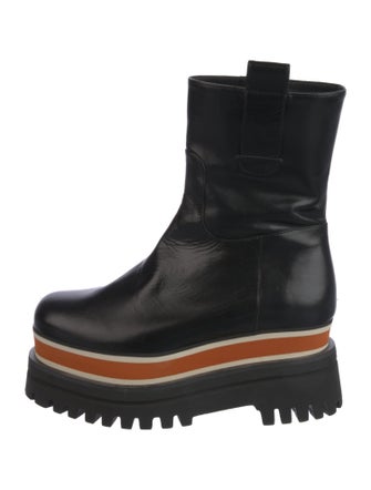 Paloma Barceló Leather Rain Boots