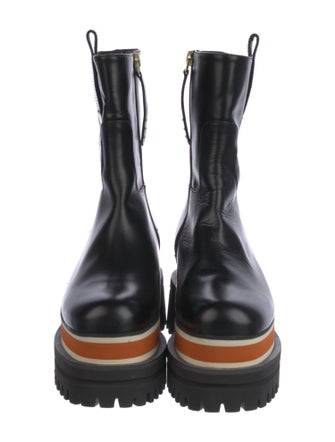 Paloma Barceló Leather Rain Boots