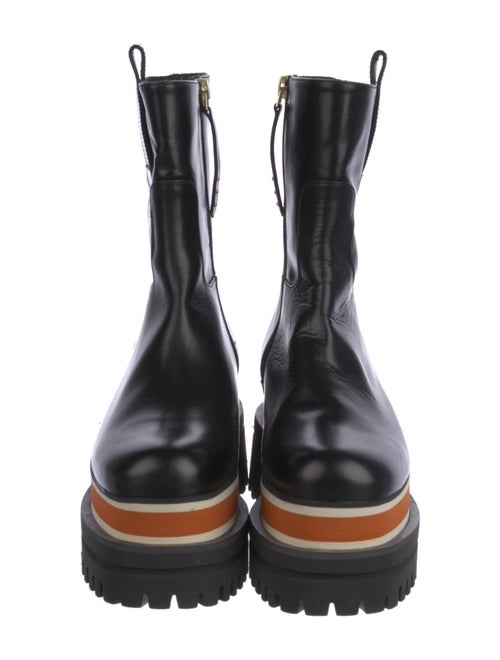 Paloma Barceló Leather Rain Boots