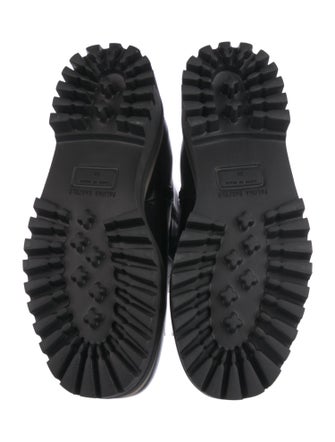 Paloma Barceló Leather Rain Boots