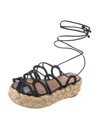 Paloma Barceló Leather Espadrilles