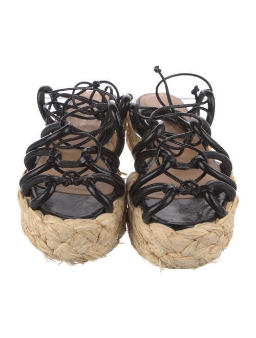 Paloma Barceló Leather Espadrilles