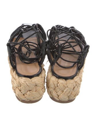 Paloma Barceló Leather Espadrilles