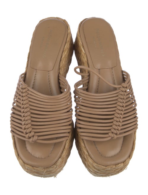 Paloma Barceló Leather Espadrilles