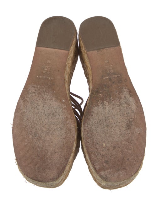 Paloma Barceló Leather Espadrilles
