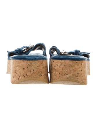 Paloma Barceló Velvet Slides