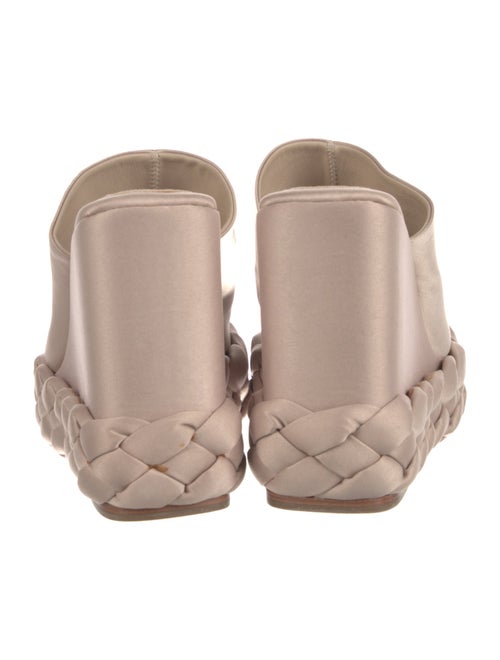 Paloma Barceló Satin Braided Accents Espadrilles