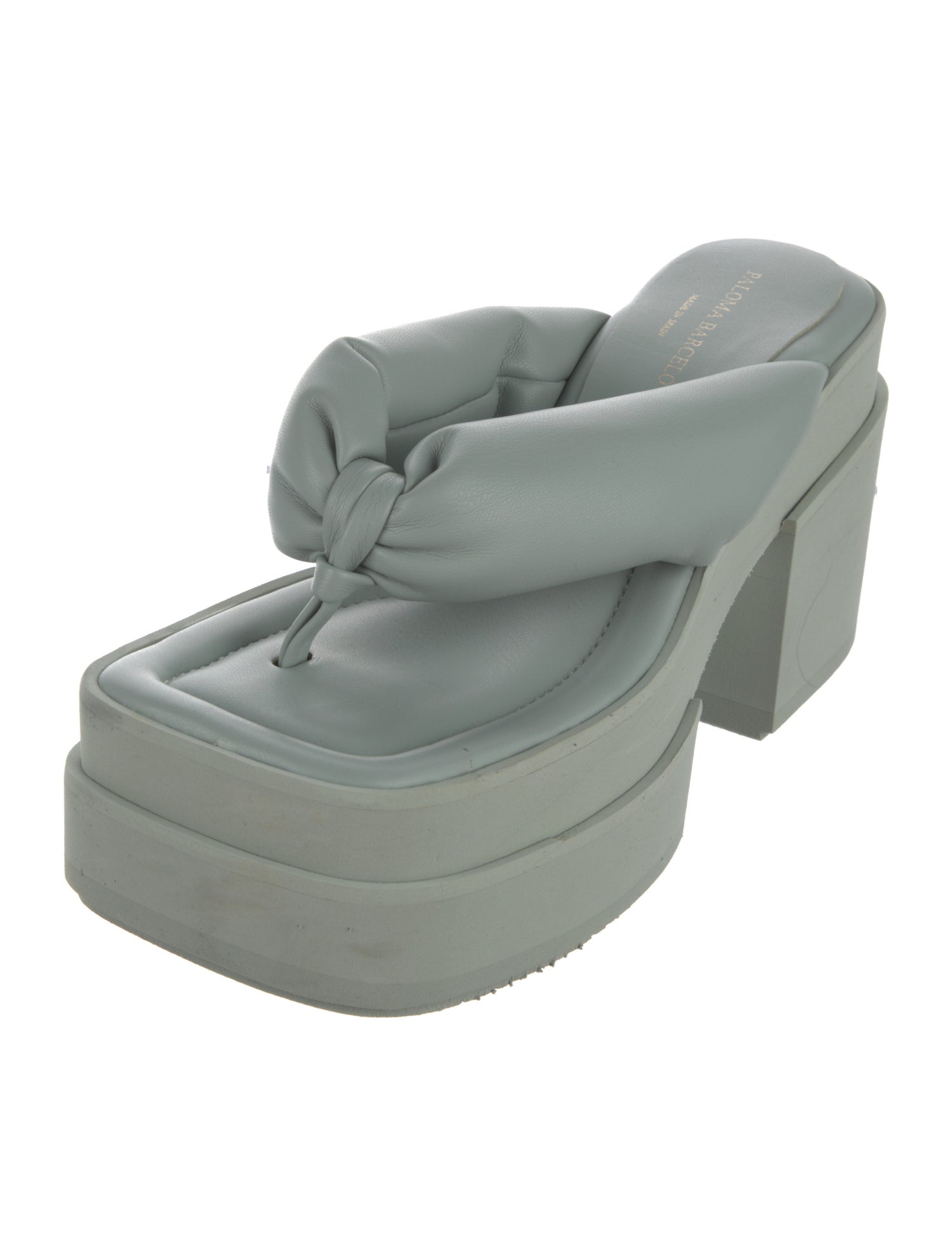 Paloma Barceló Leather Slides