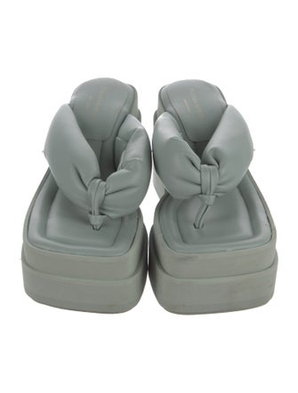 Paloma Barceló Leather Slides