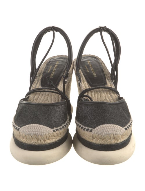 Paloma Barceló Glitter Colorblock Pattern Slingback Pumps