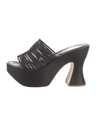 Paloma Barceló Leather Slides