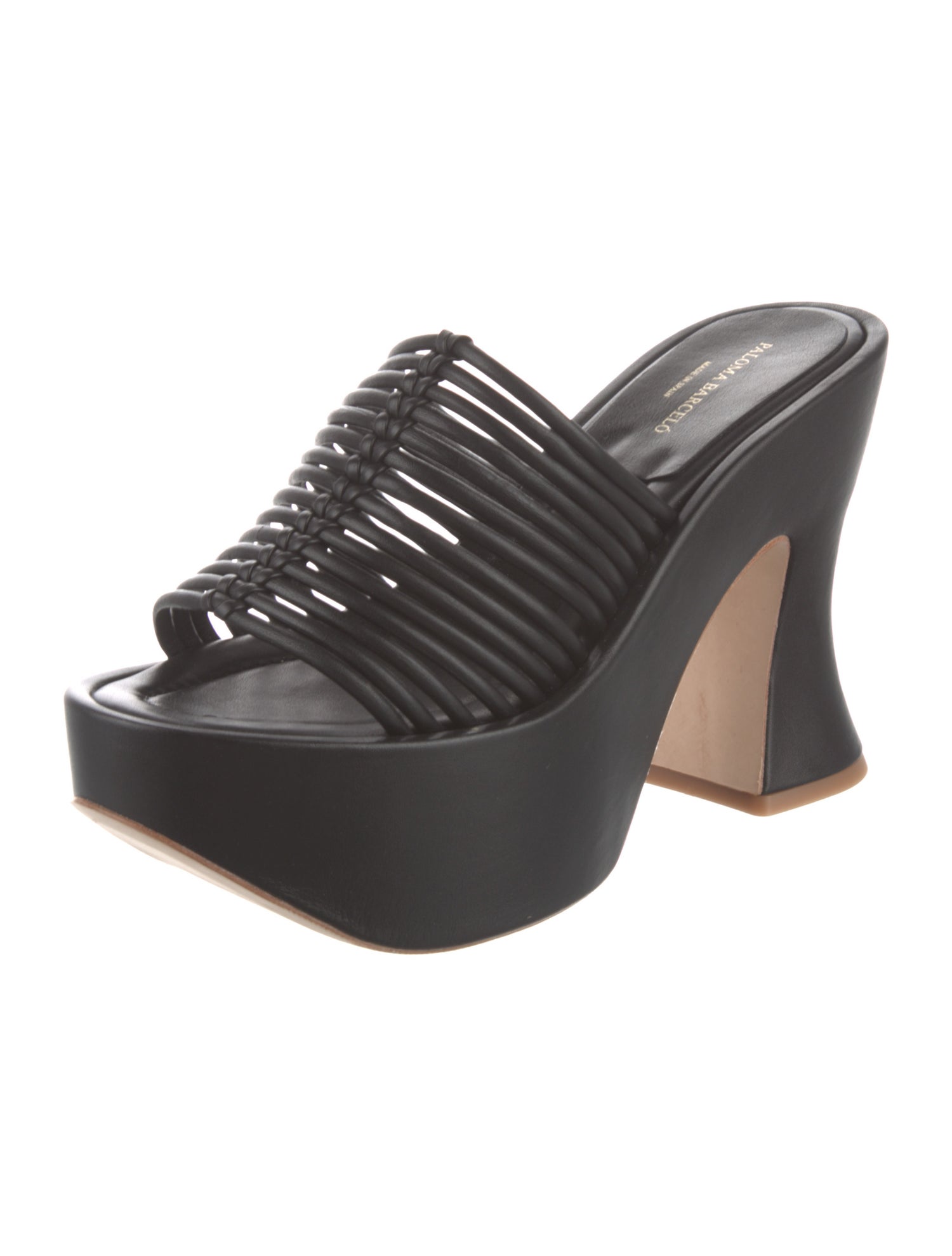 Paloma Barceló Leather Slides