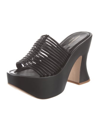Paloma Barceló Leather Slides