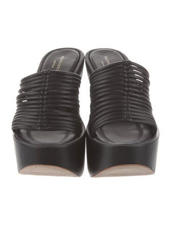 Paloma Barceló Leather Slides