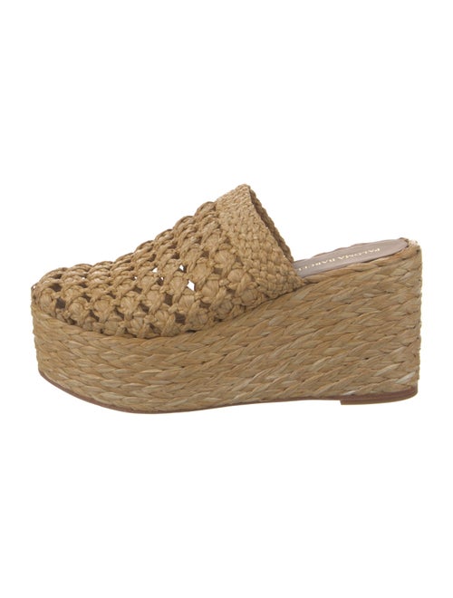 Paloma Barceló Straw Braided Accents Espadrilles