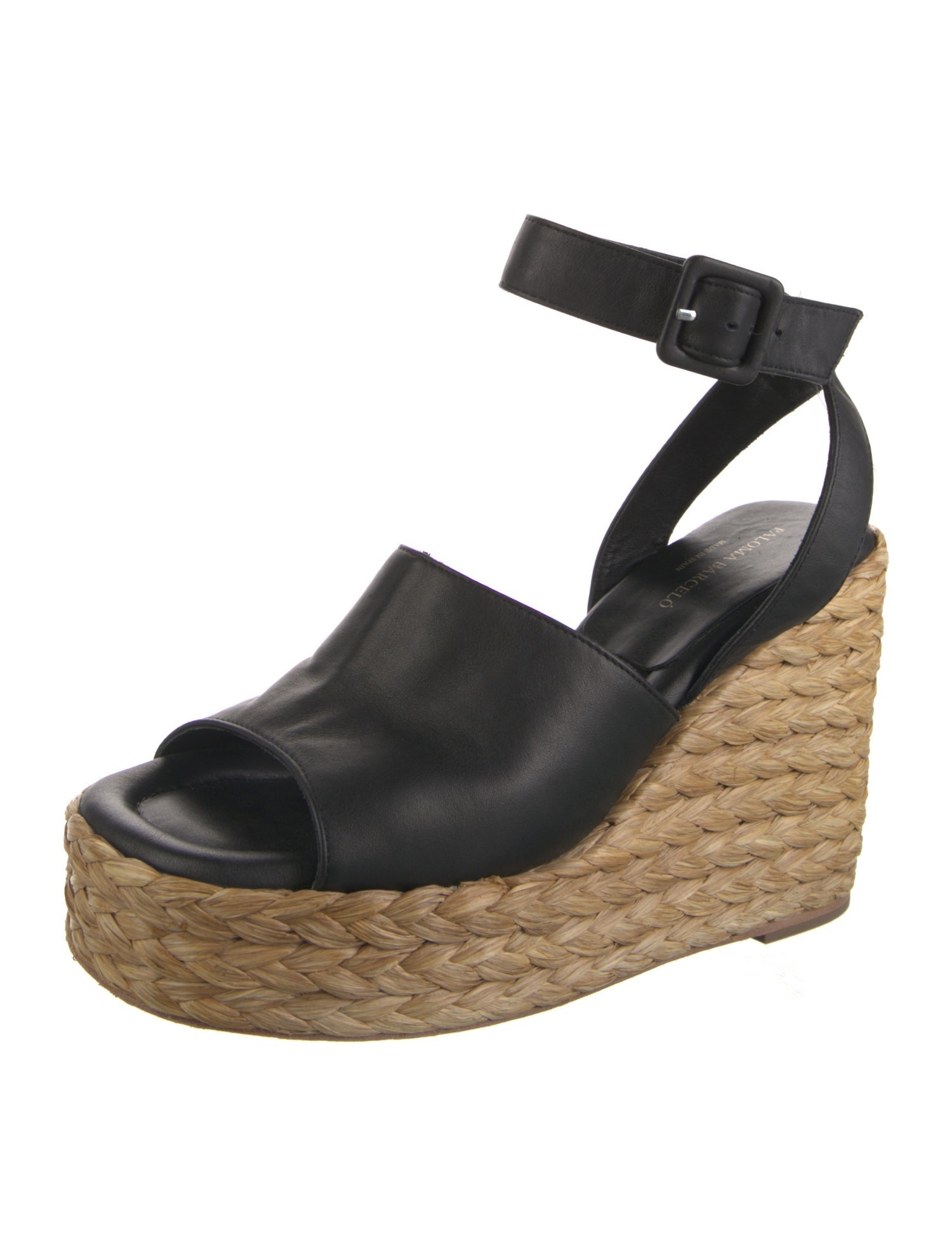 Paloma Barceló Leather Espadrilles