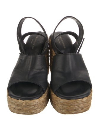 Paloma Barceló Leather Espadrilles