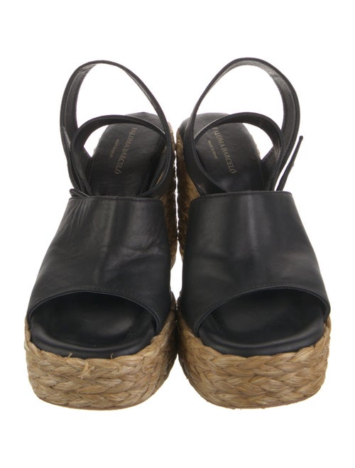 Paloma Barceló Leather Espadrilles