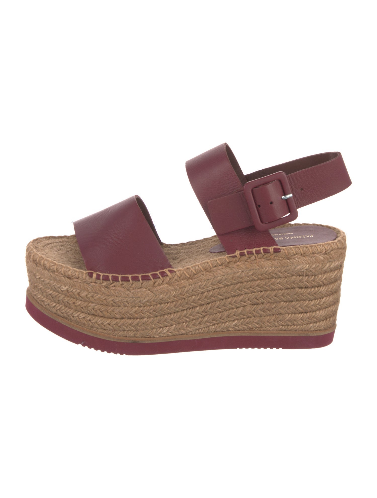 Paloma Barceló Leather Espadrilles