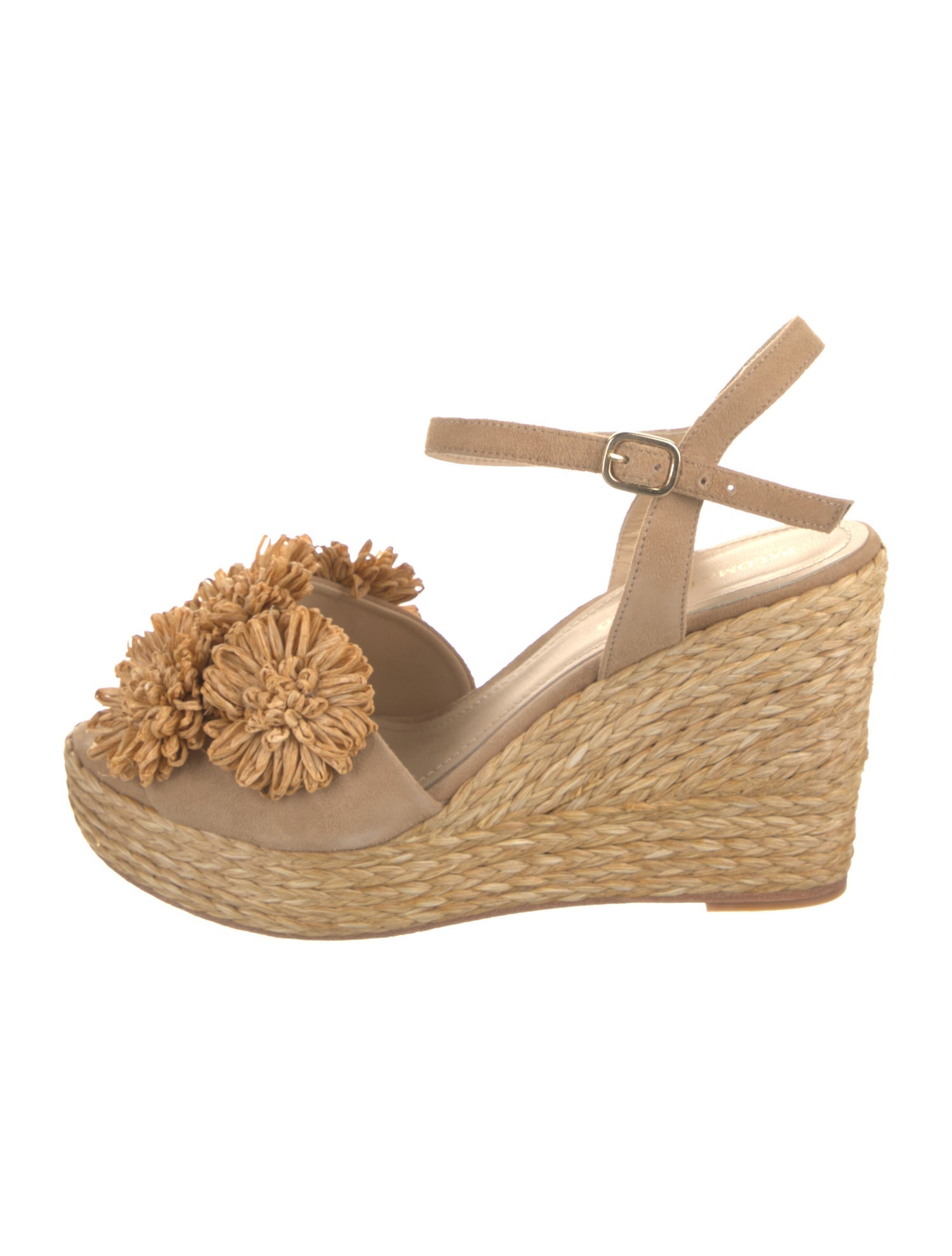 Paloma Barceló Suede Colorblock Pattern Espadrilles